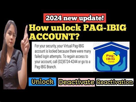 pag ibig account locked